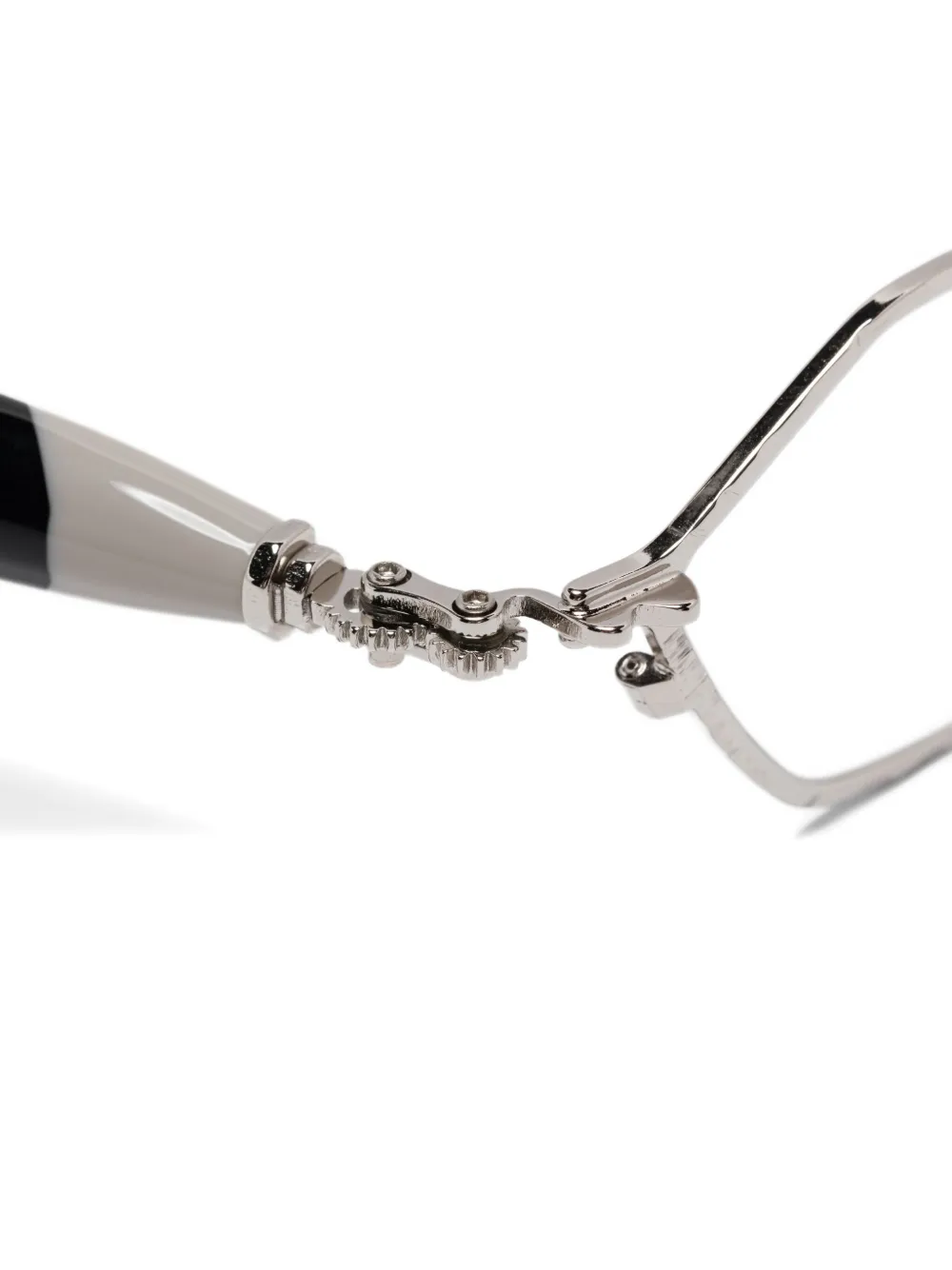 Kuboraum Bril met geometrisch montuur Zilver