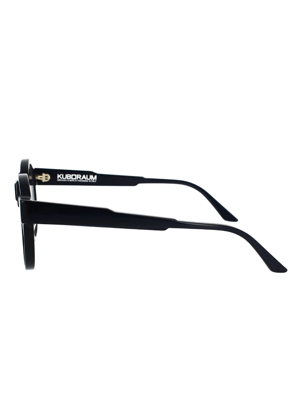 Kuboraum Bril met rond montuur Zwart