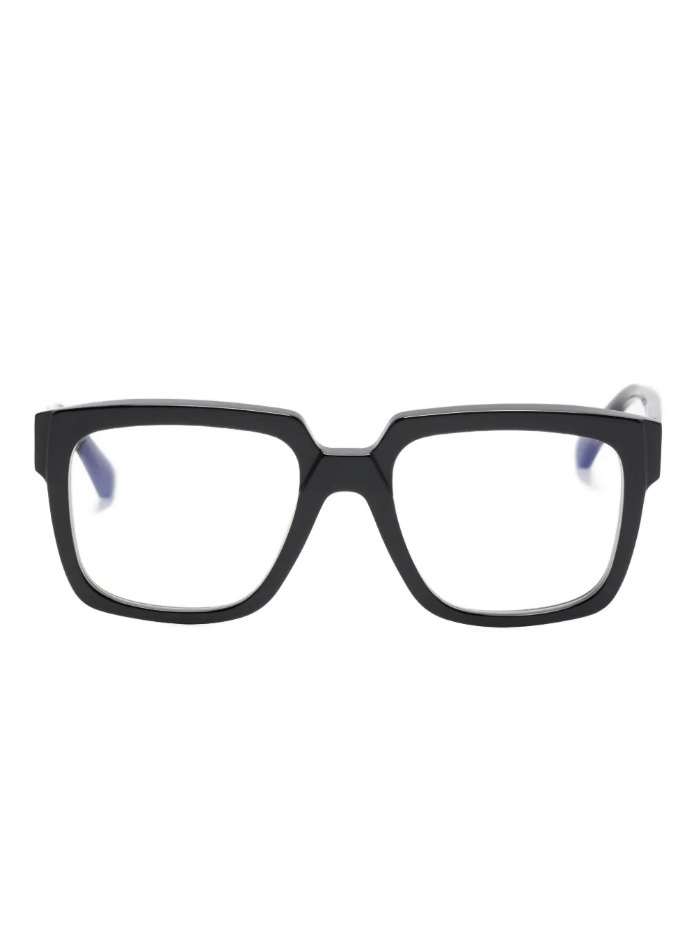 Kuboraum square-frame glasses | Black | Image 1