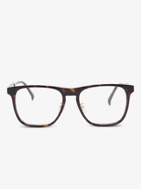 Dunhill rectangle-frame glasses