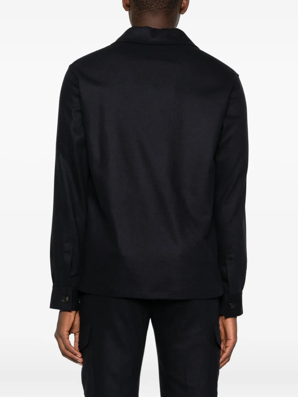 Incotex Chest-pocket Button Shirt In Blue