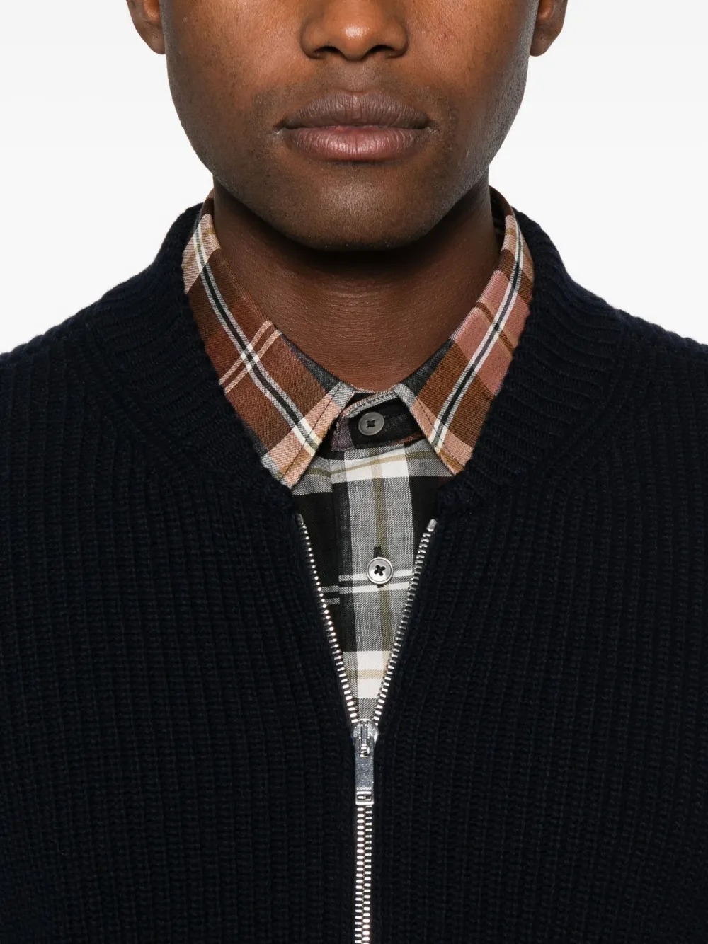 Zanone Jack met rits Blauw