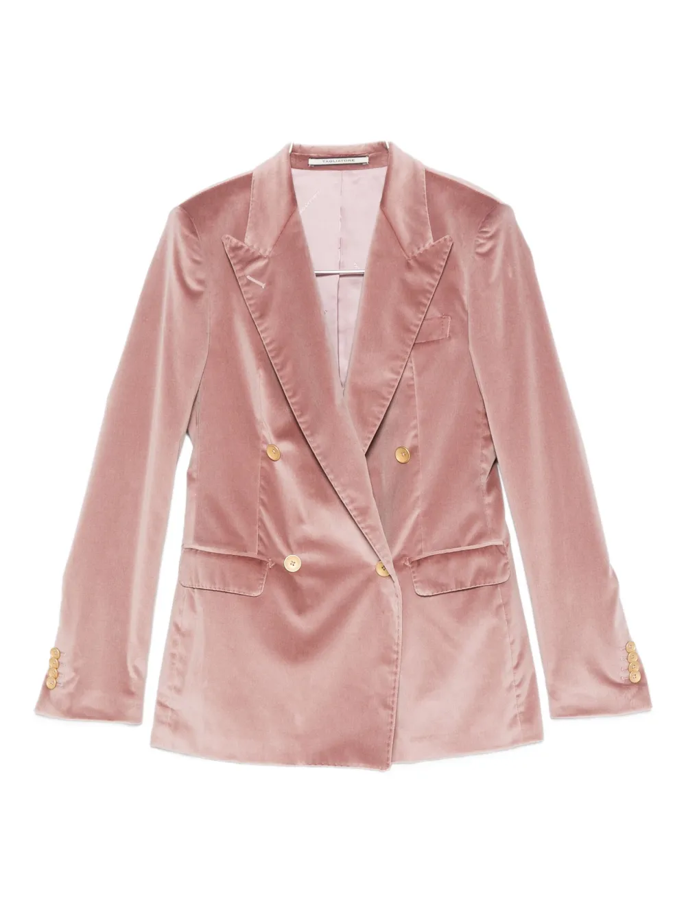 Tagliatore Double-breasted Blazer In Pink