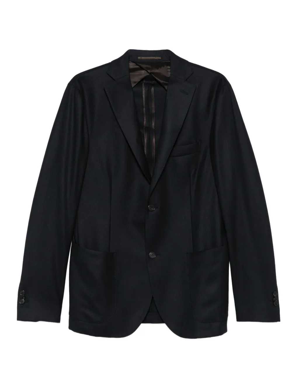 Incotex chamarra con botones | negro | Image 1