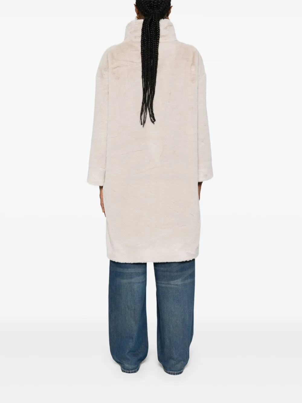 Herno Jas met trechterhals Beige