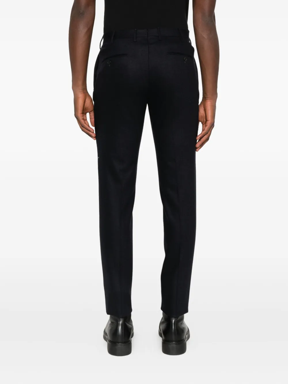 Incotex Pressed-crease Trousers In Blue
