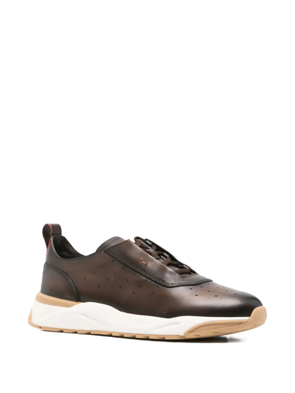Santoni Innova leather sneakers | Low-Tops | Image 2
