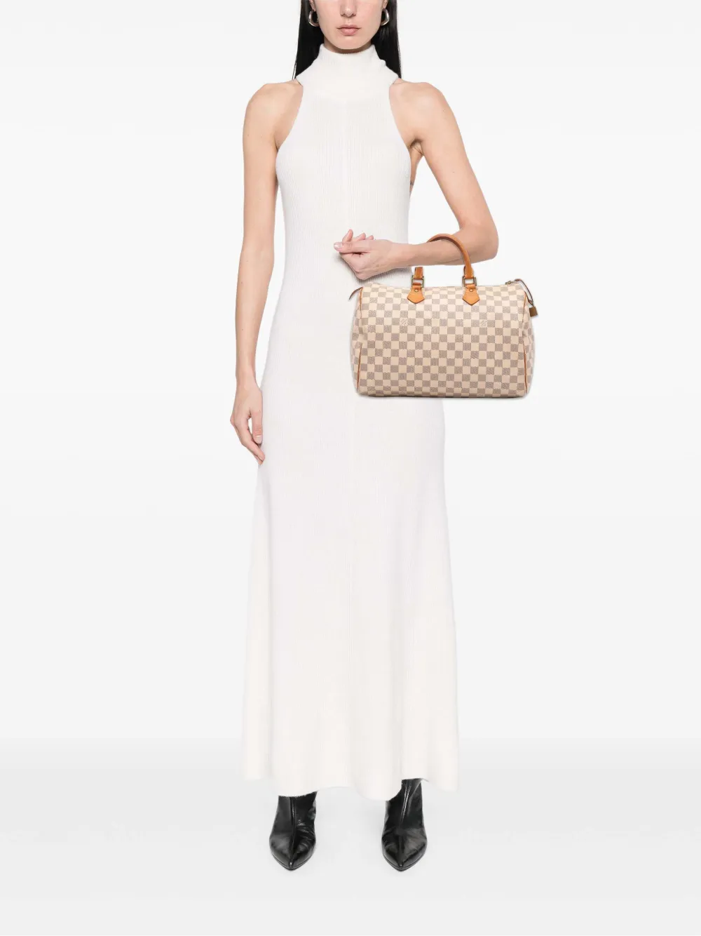 Louis Vuitton Pre-Owned 2000-2025 Damier Azur Speedy 35 boston bag | Pre-Owned | Image 2