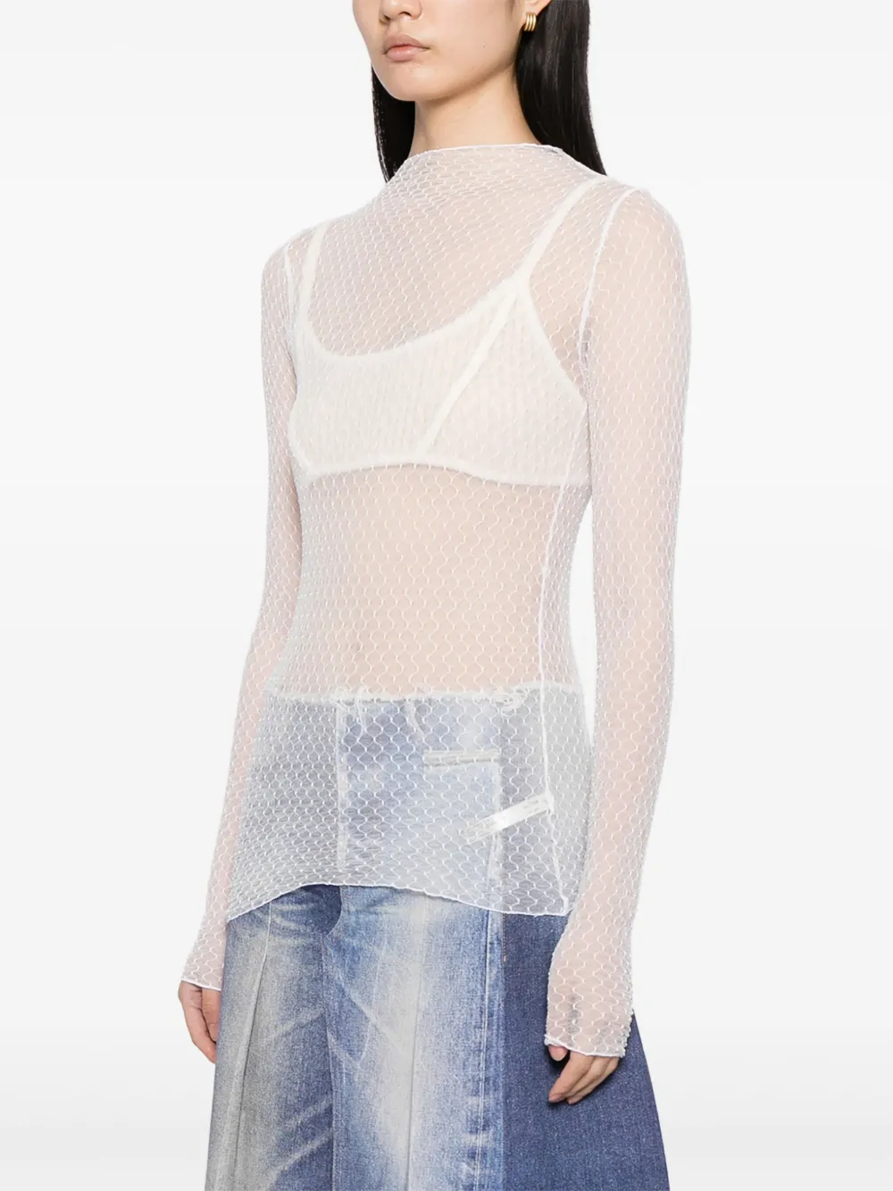 Free People Minding my business top Beige