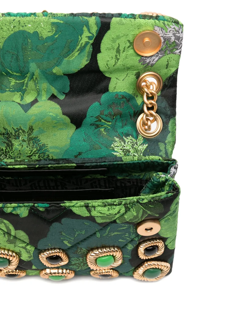 Kurt Geiger Mini Kensington Shoulder Bag In Green