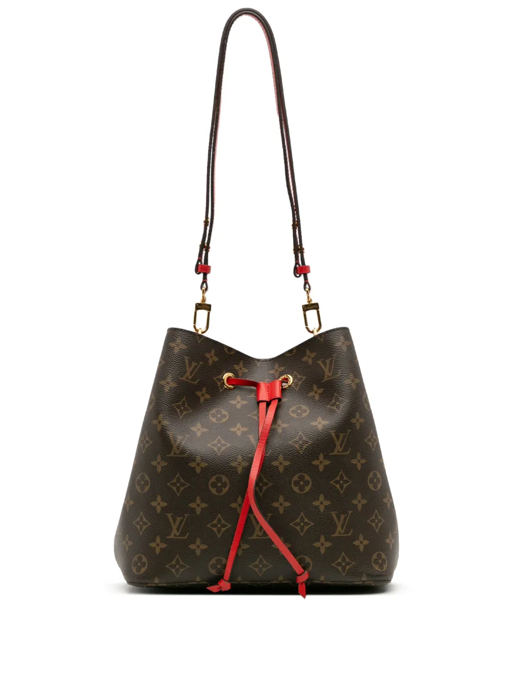 Louis Vuitton Pre-Owned 2017 モノグラム ネオノエ MM バケットバッグ - ブラウン Louis Vuitton Pre-Owned 2017 モノグラム ネオノエ MM バケットバッグ - ブラウン