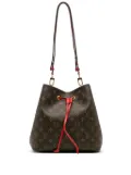 Louis Vuitton Pre-Owned 2017 Monogram Neonoe MM bucket bag - Brown