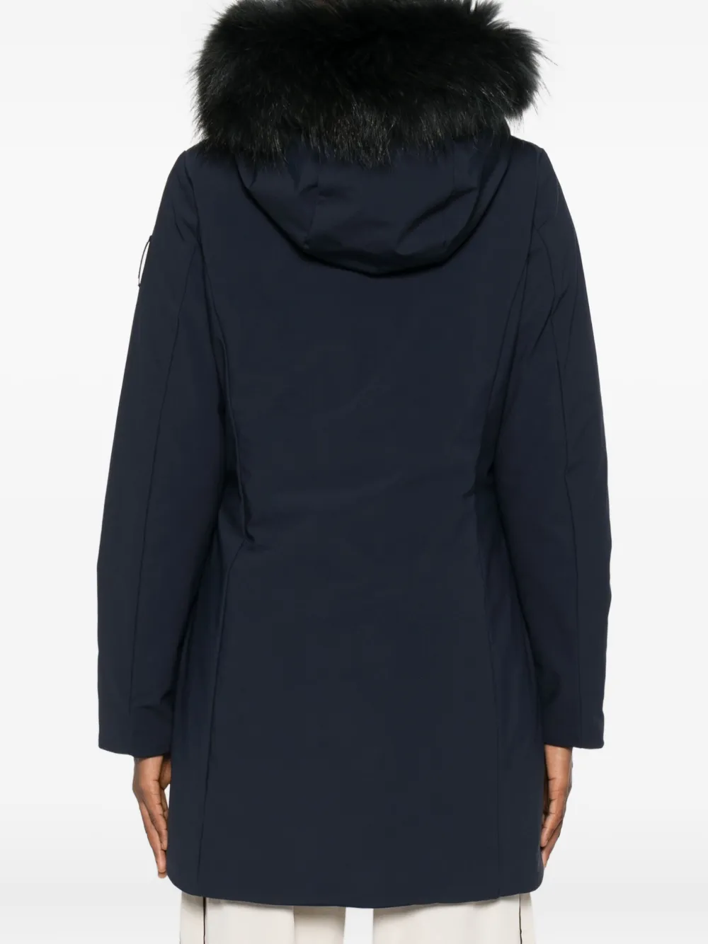 Bomboogie Vienna Hooded Parka In Blue