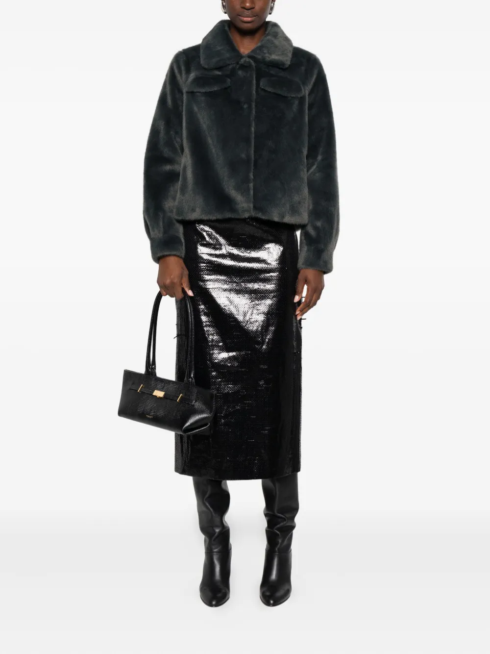 bomboogie faux-fur jacket | Faux Fur & Shearling Jackets | Image 2