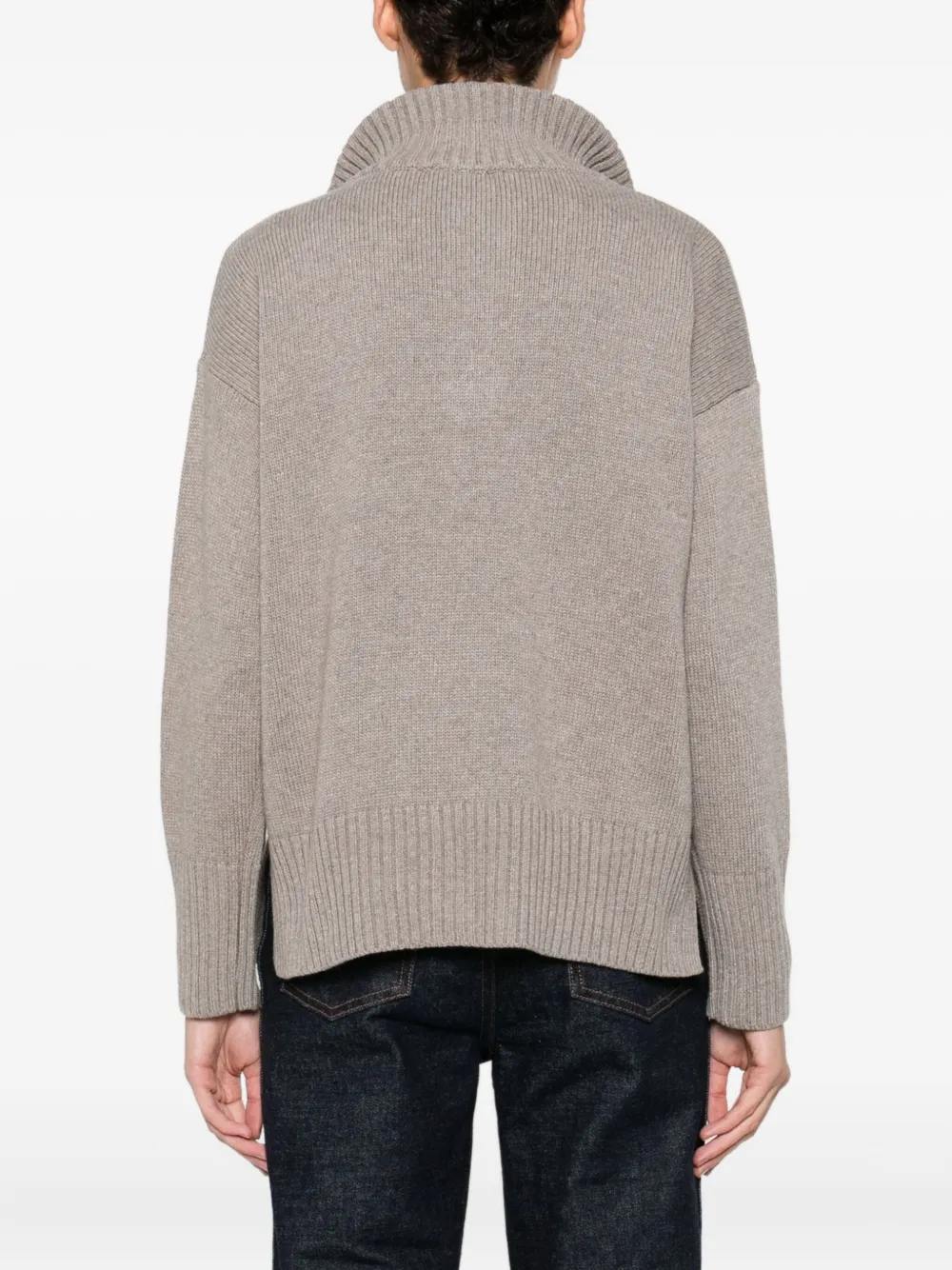 Intrecci Knitted Polo Top In Neutral