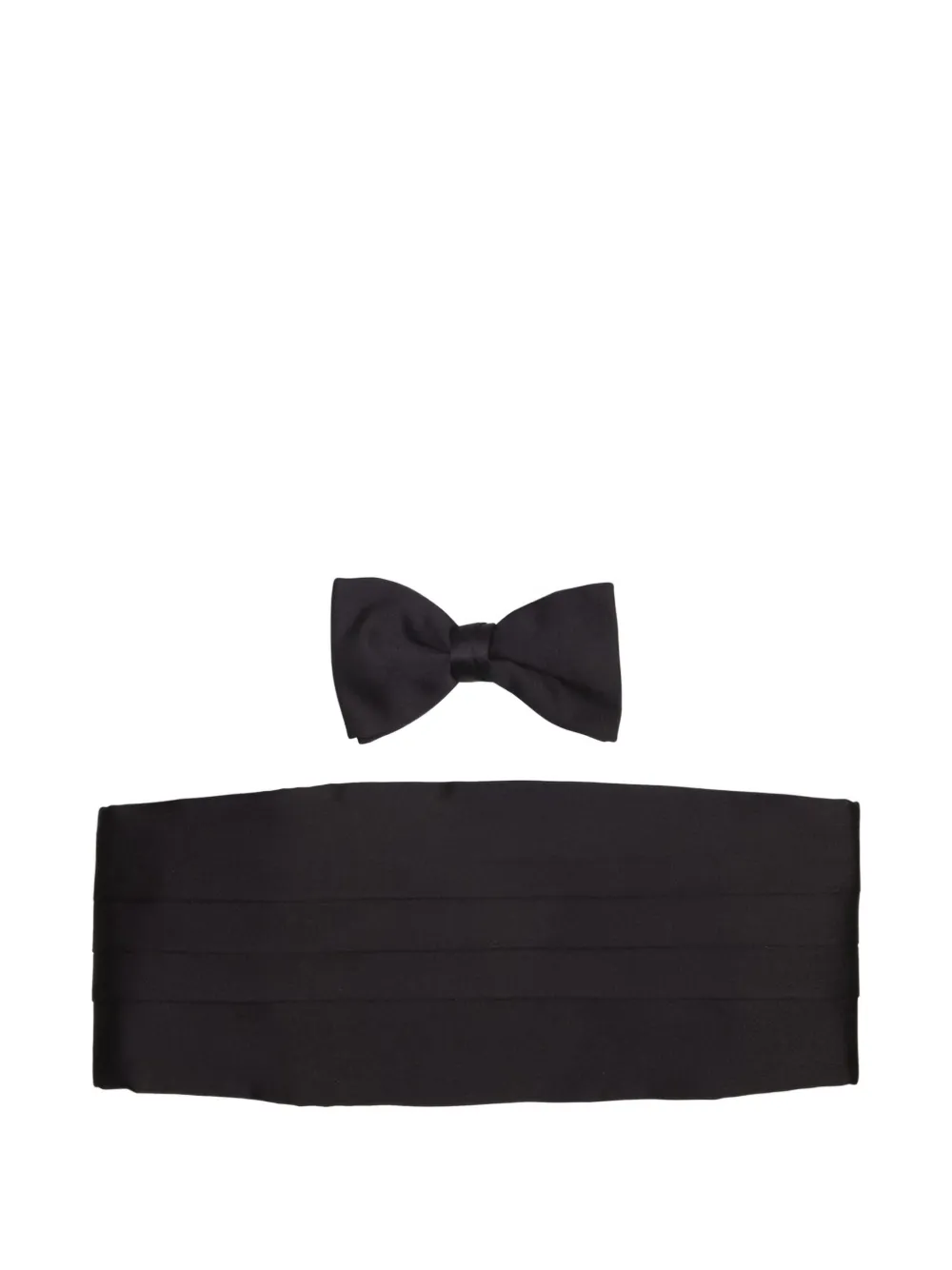 ASCOT pleated cummerbund set | Black | Image 1