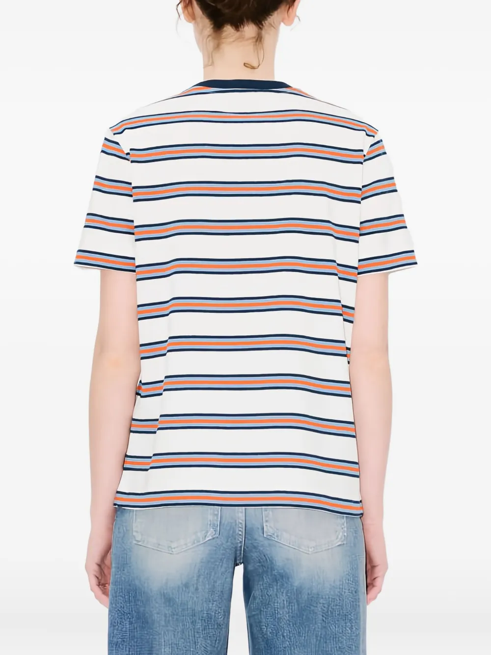 Kenzo Coast Lines Striped T-shirt In White