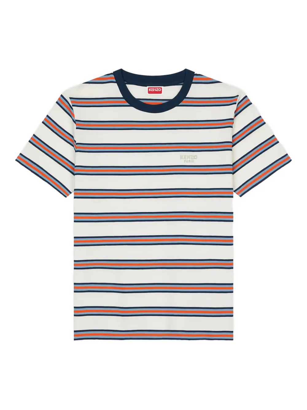 Kenzo Coast Lines Striped T-shirt In White