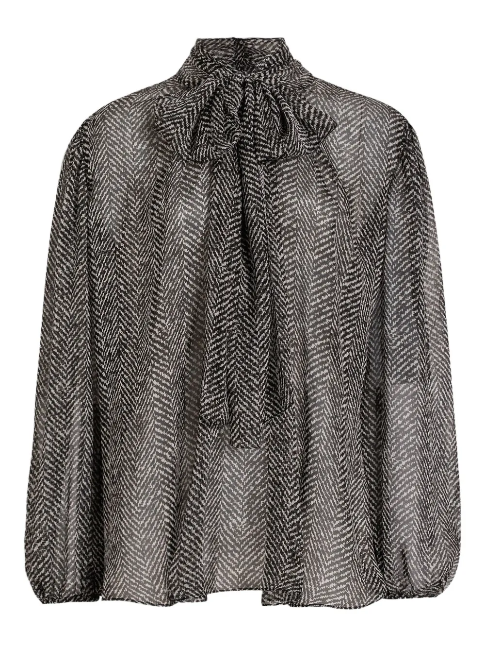 Dolce & Gabbana F5r62t Is1zn Chevron Dco Nero In Gray