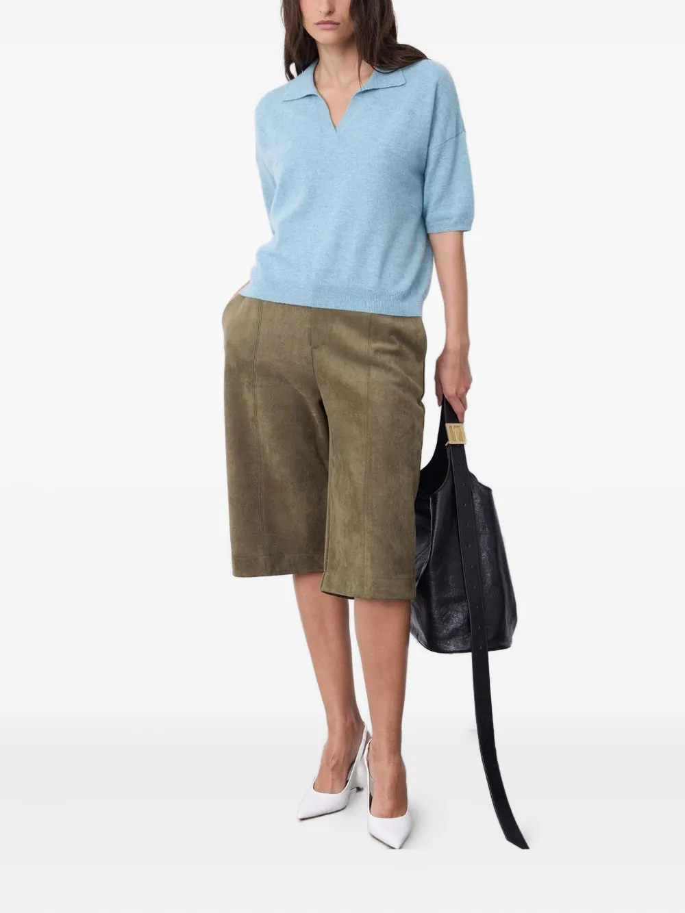 Not Shy Myles polo top - Blauw