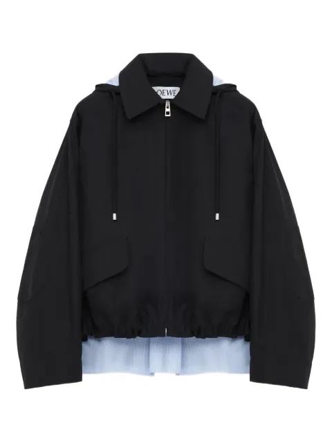 LOEWE hooded zip parka