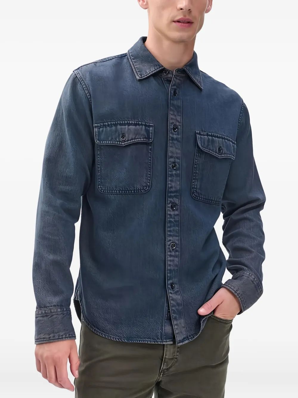 Rag & bone denim shirt - Blauw