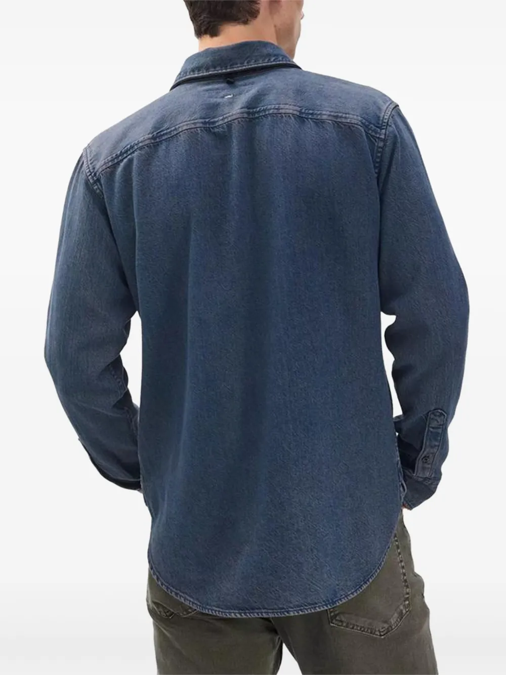 rag & bone Denim overhemd Blauw