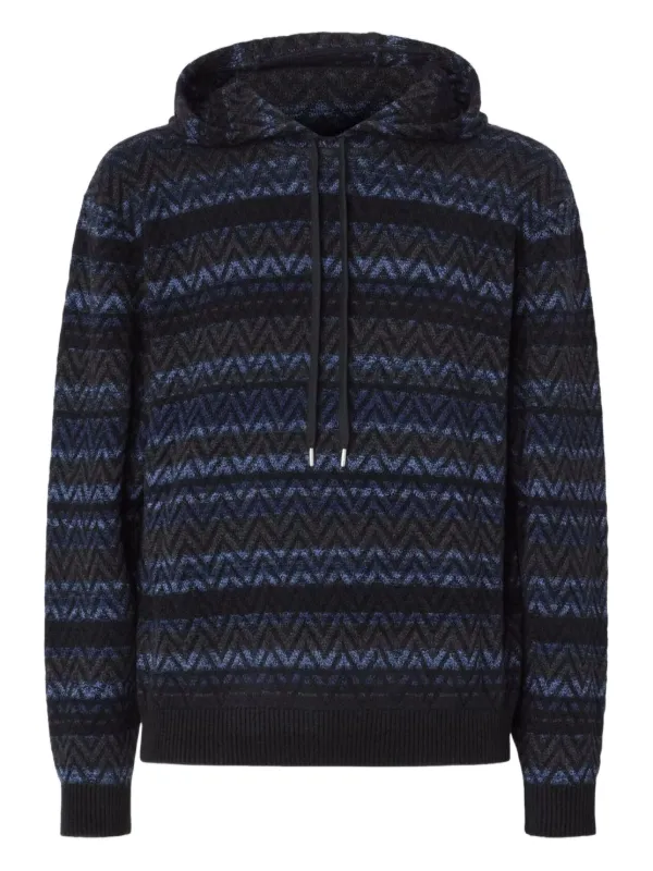 Missoni patterned hoodie