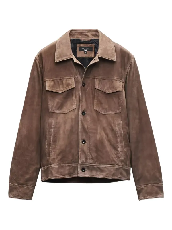 牛革！！gacca ブラウン スエードジャケット M スエードレザー ジャケット - ダークブラウン | ZARA Japan / 日本