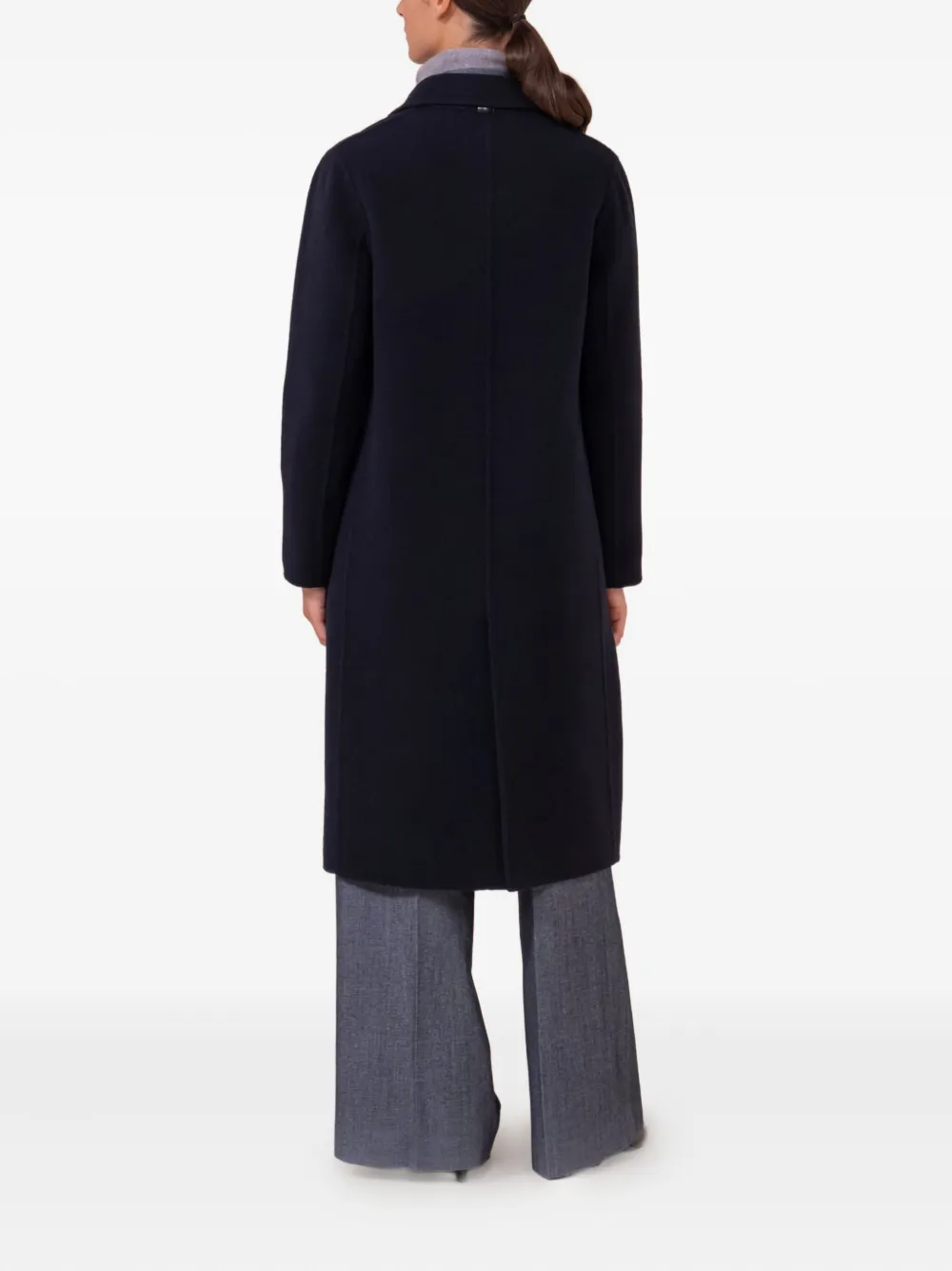 Fedeli Jas met dubbele rij knopen Blauw