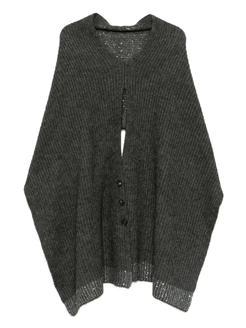 D.Exterior buttoned cape | Capes | Image 2