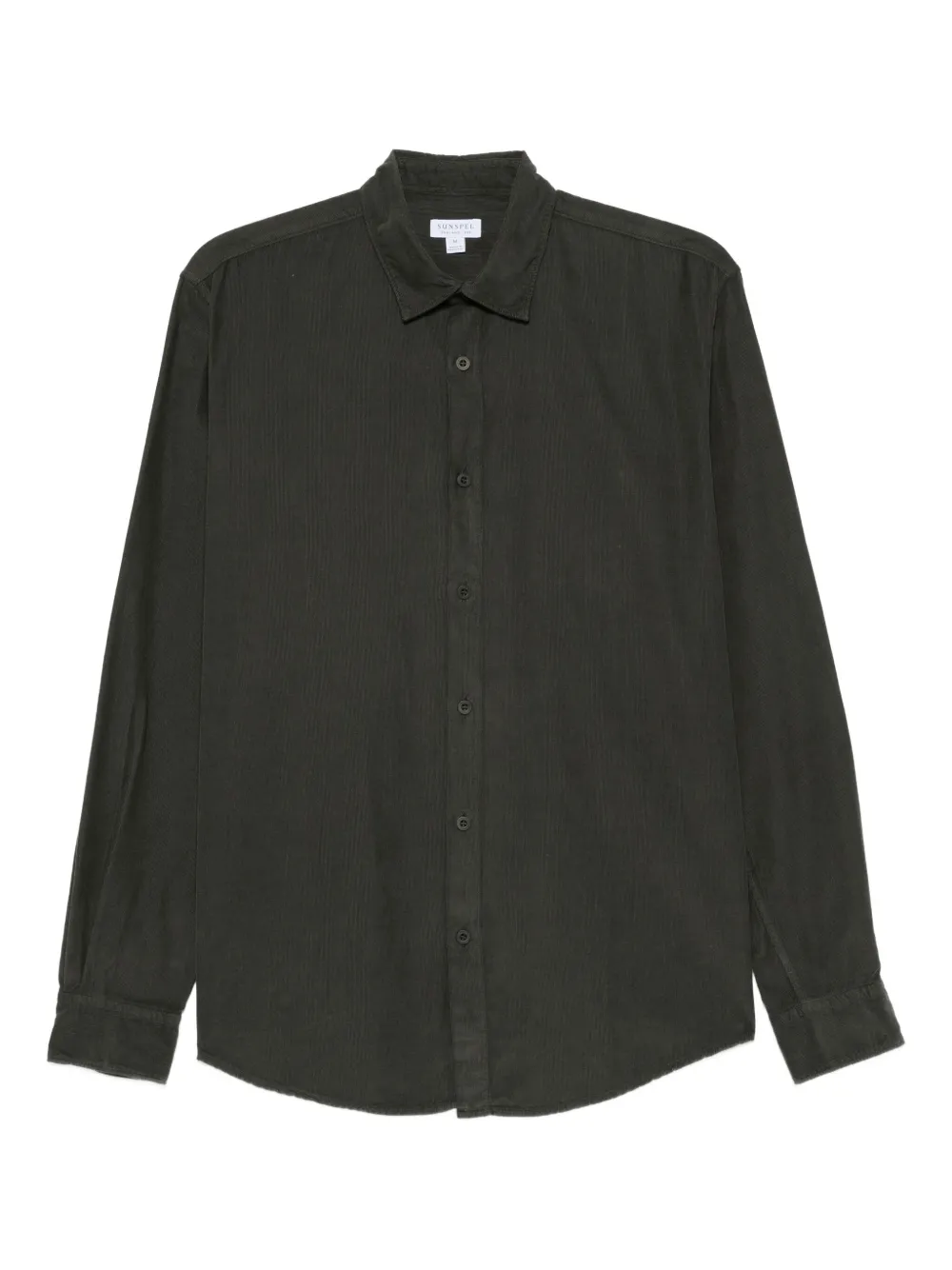 Sunspel camisa de algodón | verde | Image 1