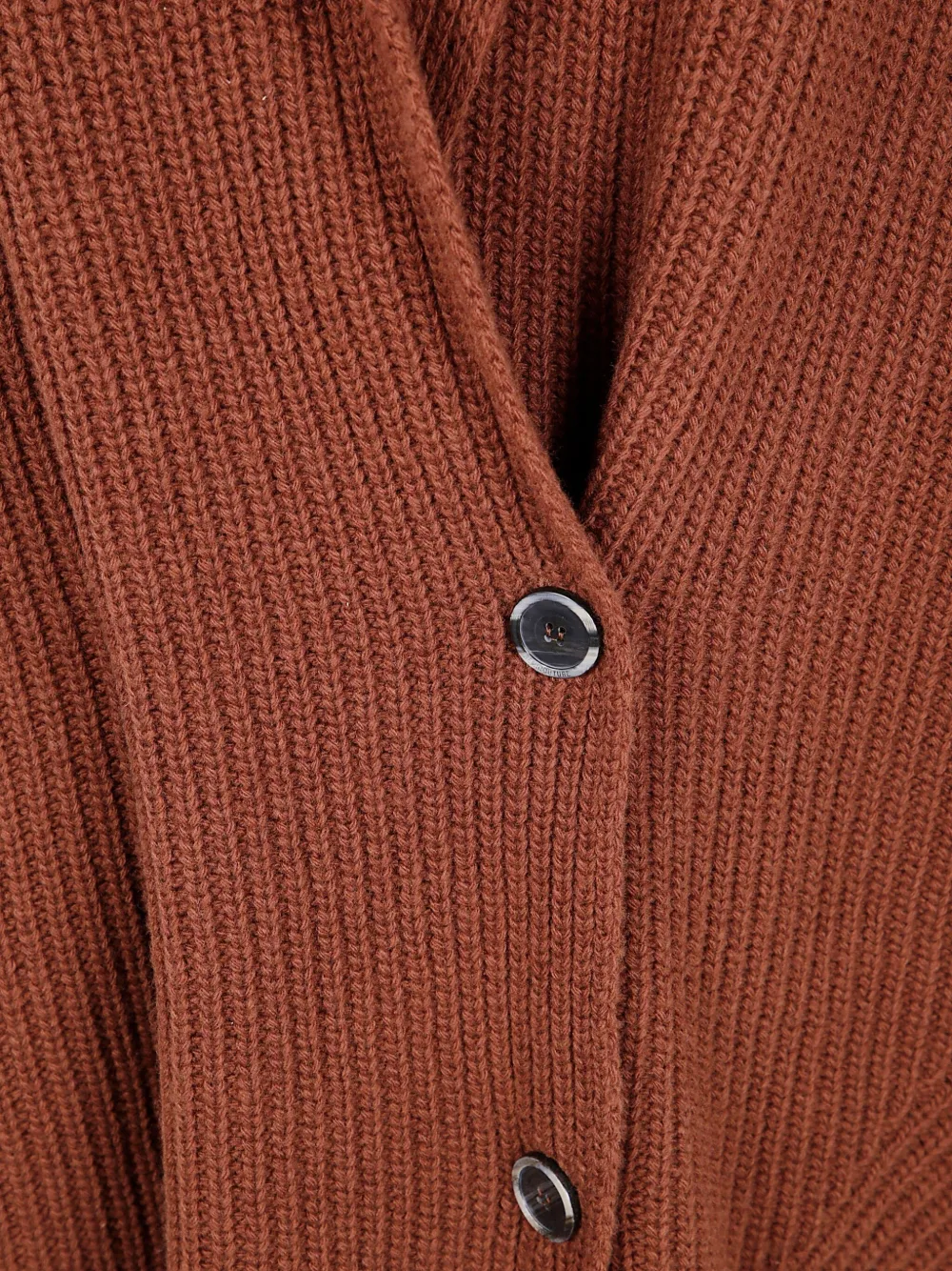 Semicouture Vest met knopen Bruin