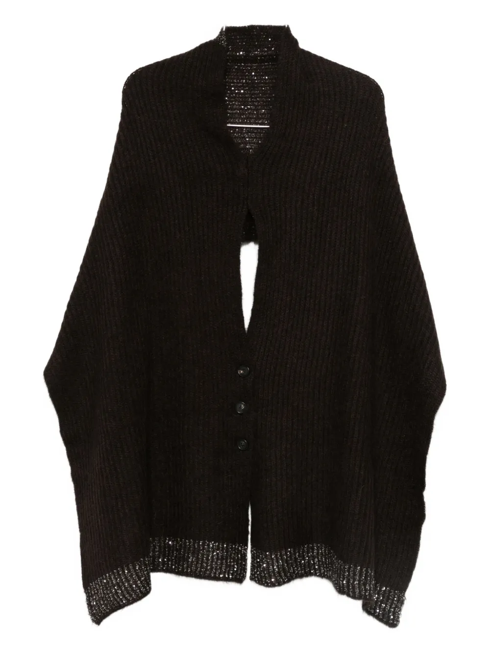 D.Exterior button-down embellished coat - ブラウン D.Exterior button-down embellished coat - ブラウン