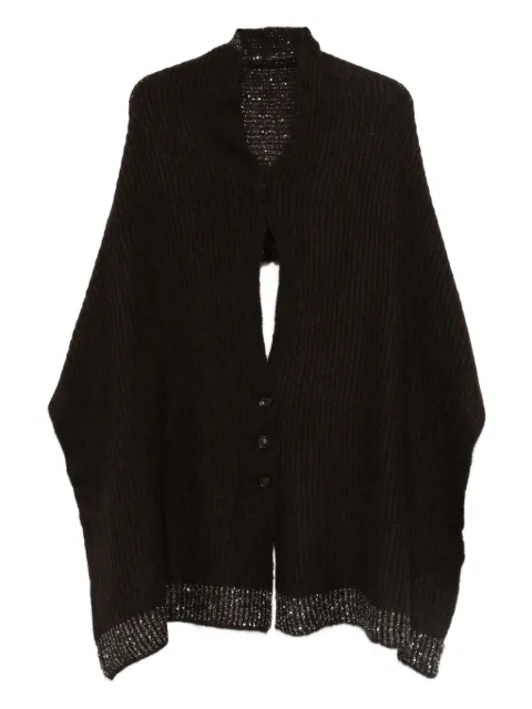 D.Exterior button-down embellished coat
