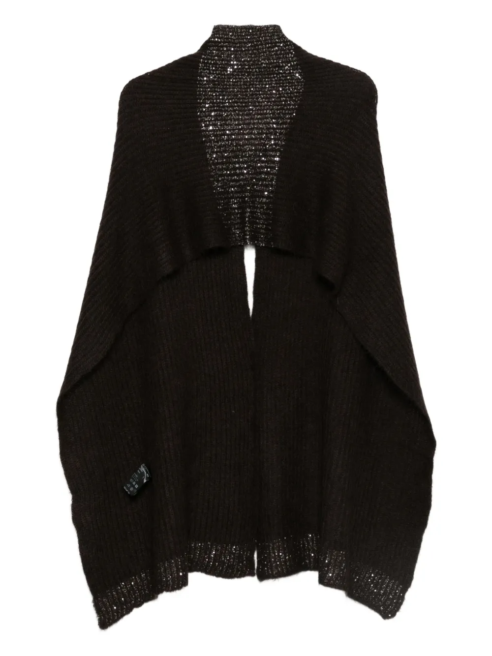 D.Exterior button-down embellished coat | Capes | Image 2