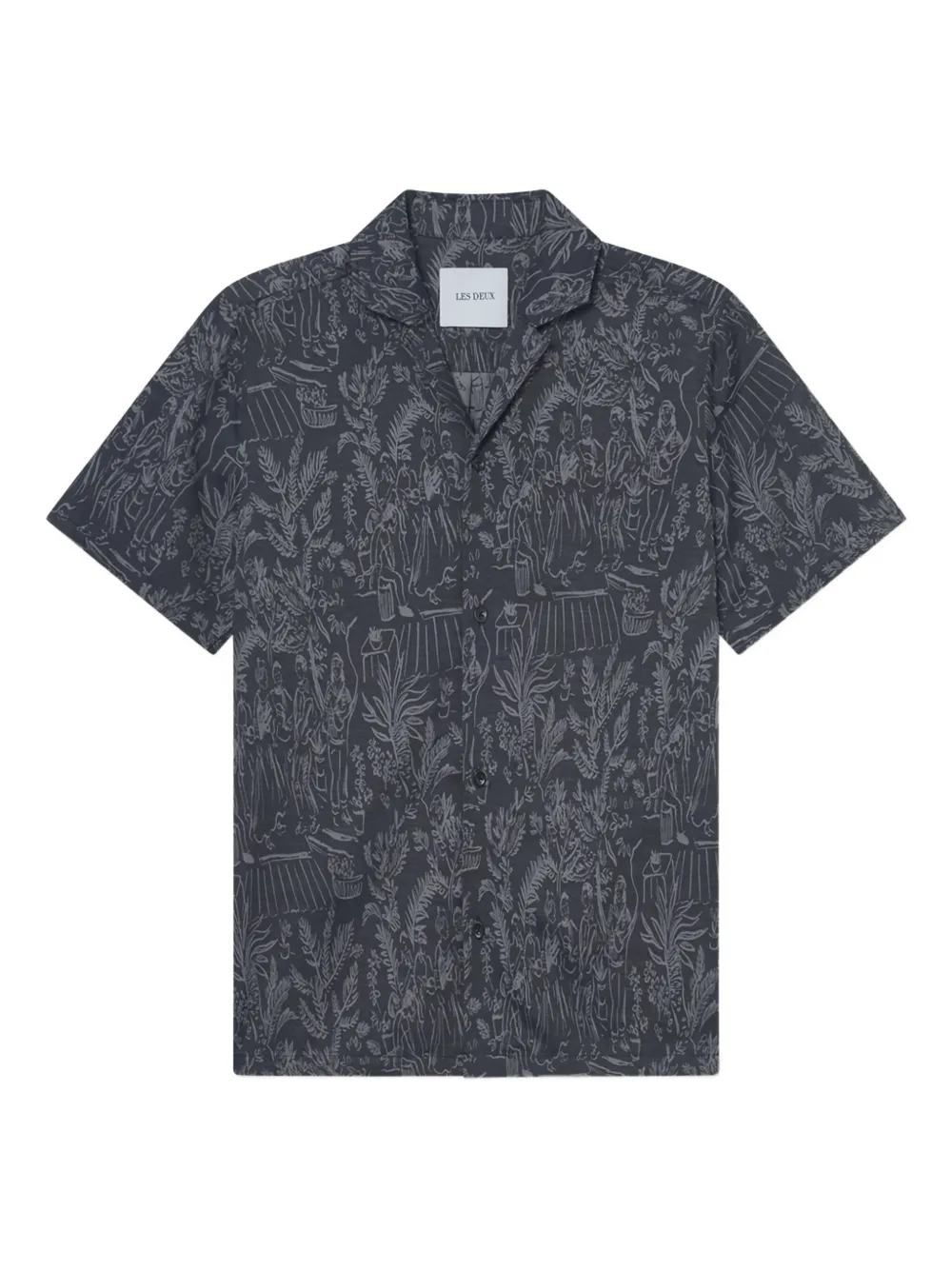 Les Deux camisa con cuello reverso | gris | Image 1