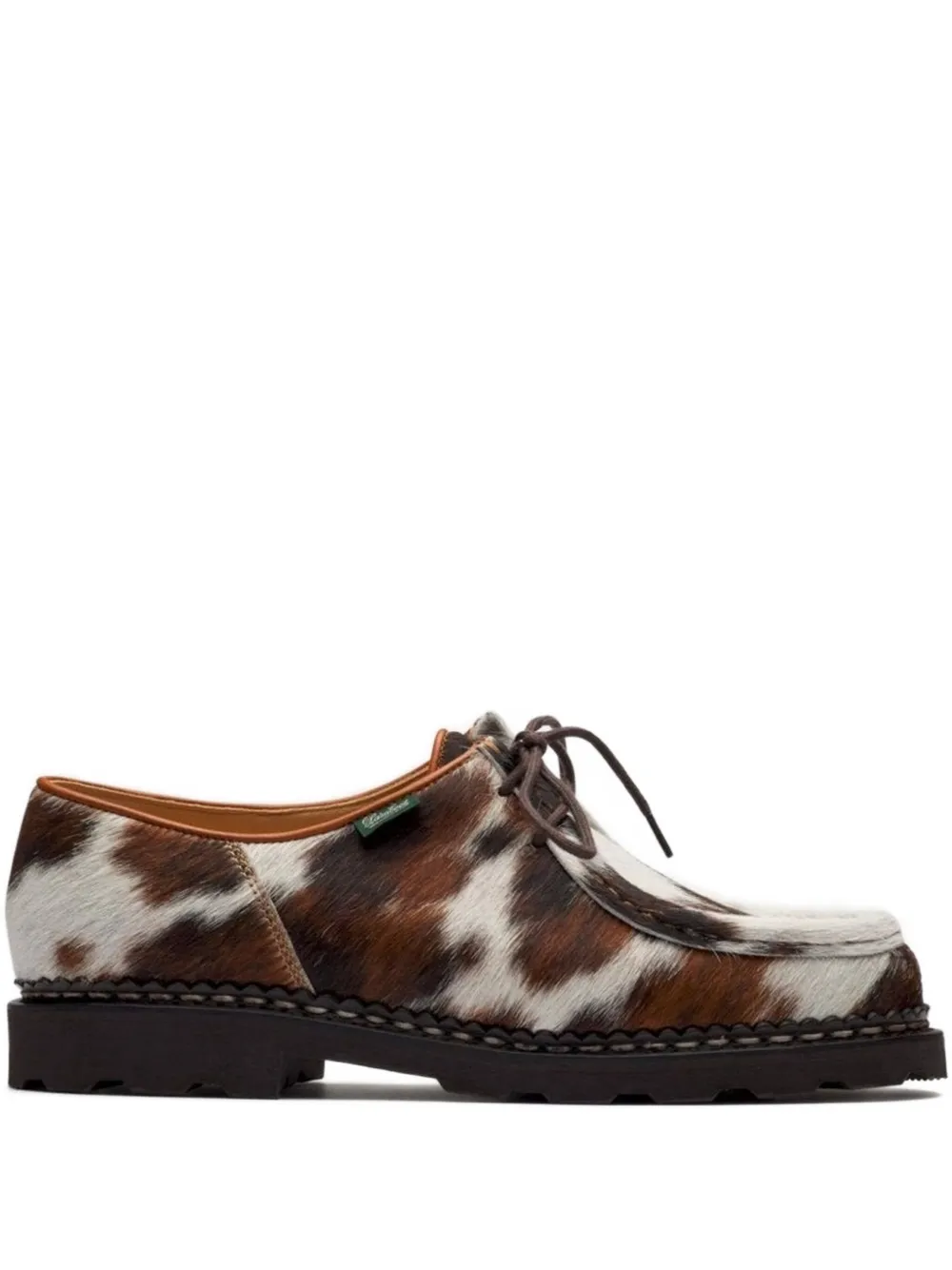 Paraboot Animal-print Sneakers In Brown