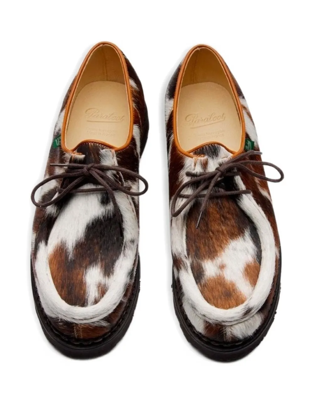 Paraboot Animal-print Sneakers In Brown