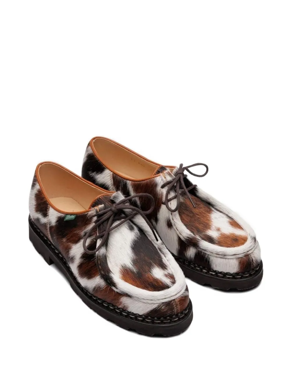 Paraboot Animal-print Sneakers In Brown