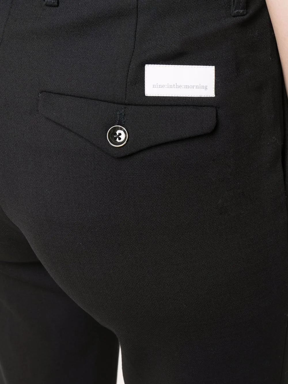 Nine In The Morning High waist broek Zwart