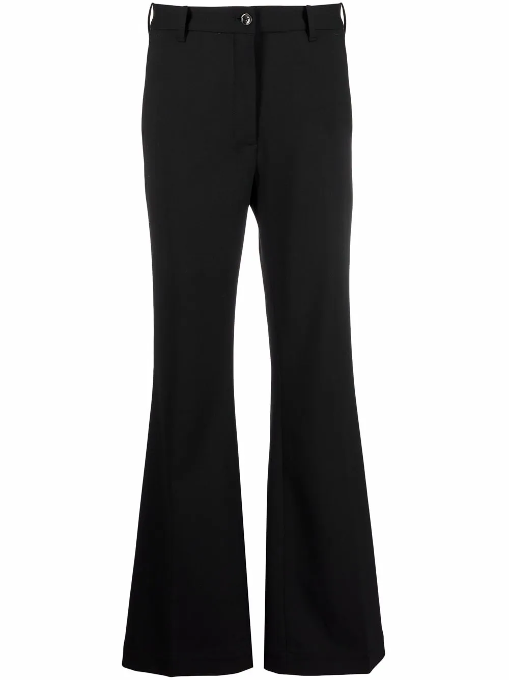Nine In The Morning high-waisted flared trousers | Black | Image 1