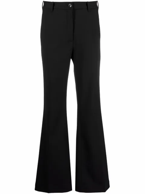 Nine In The Morning pantalones acampanados con tiro alto 