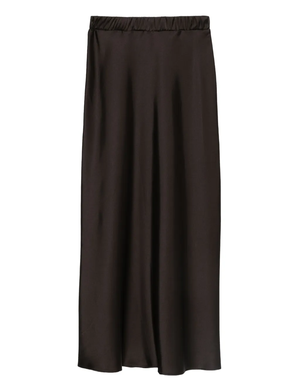 D.Exterior satin skirt | Brown | Image 1