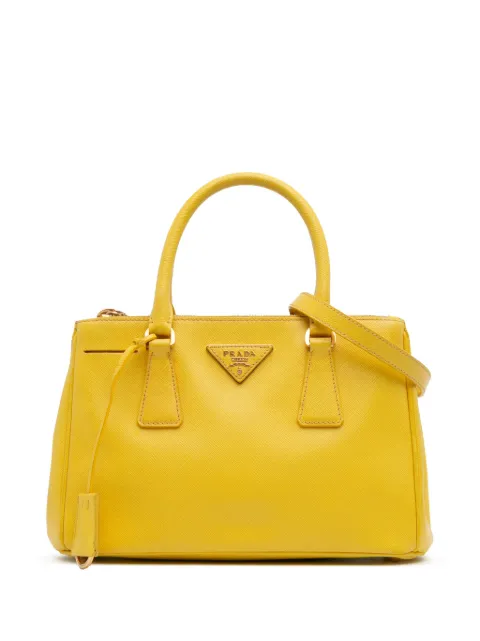Prada Pre-Owned 2000-2025 Small Saffiano Lux Galleria Double Zip satchel