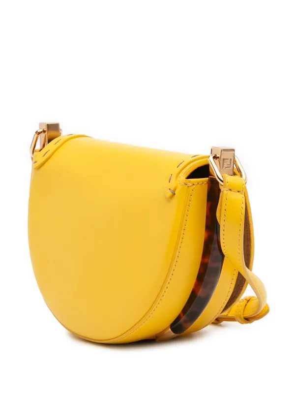 FENDI イエロー ショルダーバッグ Fendi Pre-Owned 2010-2025 レザー ムーンライト ショルダーバッグ