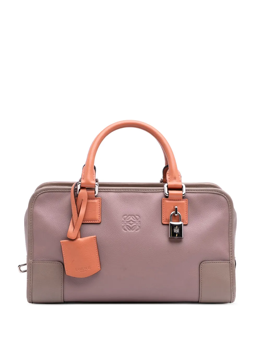 Loewe Pre-Owned 2014 トリコロール レザー アマソナ 28 ハンドバッグ - ピンク Loewe Pre-Owned 2014 トリコロール レザー アマソナ 28 ハンドバッグ - ピンク
