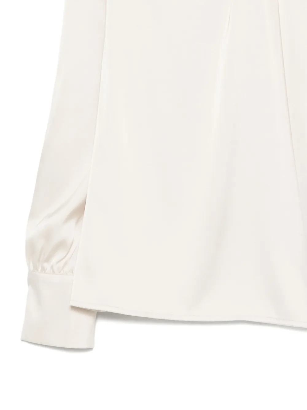 D Exterior High-neck Long-sleeve Top In Neutral