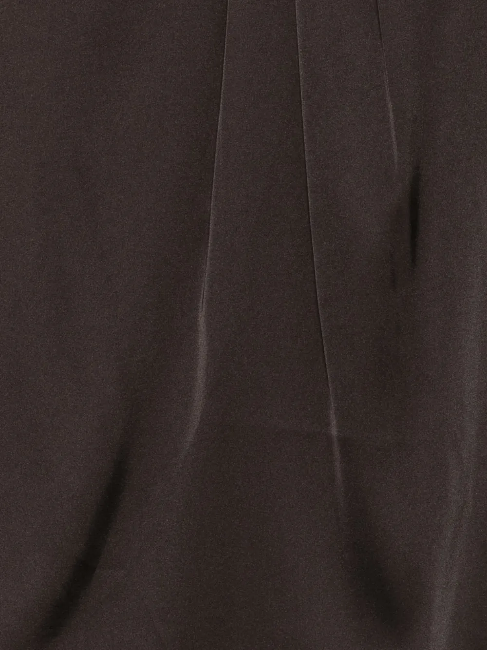 D Exterior Pleated Detail Blouse In Brown
