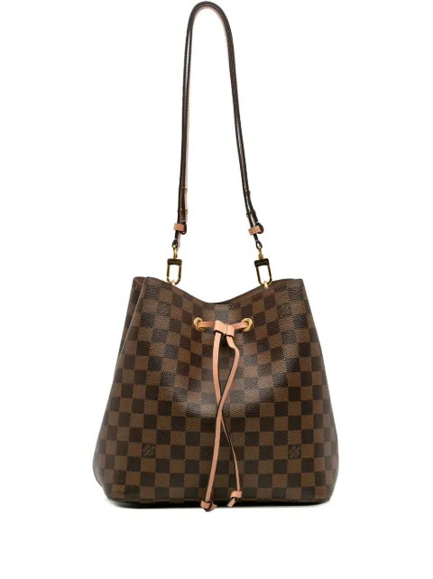 Louis Vuitton Pre-Owned 2019 Damier Ebene NeoNoe MM bucket bag